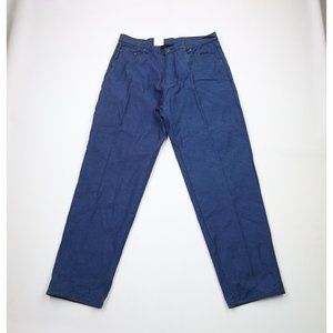 NOS Vintage 90s FILA Mens 38x34 Spell Out Hip Hop Baggy Loose Fit Wide Leg Jeans